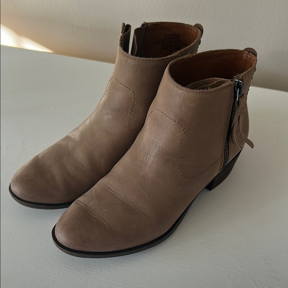Women's Taupe Ankle Boots